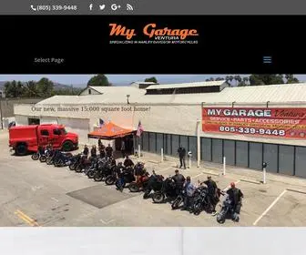 Mygarageventura.com(Motorcycle Repair) Screenshot