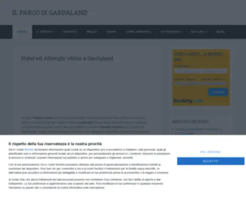 Mygardahome.it(Offerte Hotel ed Alberghi vicini al Parco Divertimenti di Gardaland) Screenshot