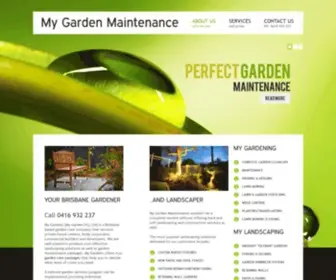 Mygardenmaintenance.com.au(My Garden Maintenance 0416 932 237 Brisbane based garden maintenance and landscaping company) Screenshot