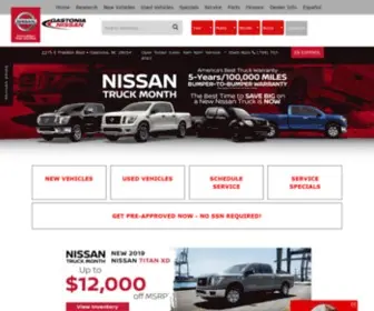 Mygastonianissan.com(Nissan Gastonia) Screenshot