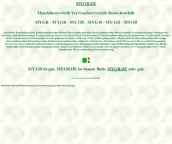 MYGB.de(Spülmobil) Screenshot