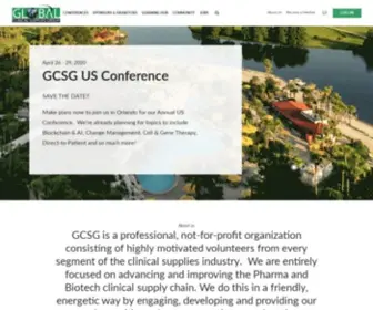 MYGCSG.com(Global Clinical Supplies Group) Screenshot