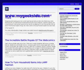 Mygeekside.com(Mygeekside) Screenshot