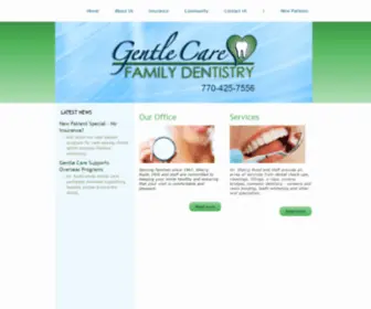 Mygentlecarefamilydentistry.com(Gentle Care Dentistry) Screenshot