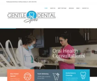 Mygentledentalspa.com(Dentist in Hoffman Estates) Screenshot