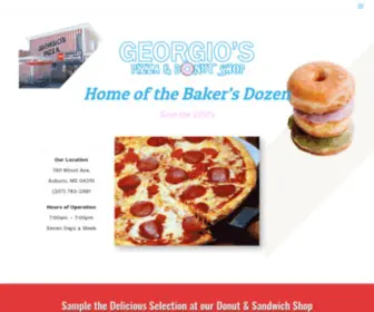 Mygeorgiosme.com(Georgio's Pizza & Donut Shop) Screenshot