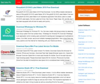 Mygetintopc.com(Free Software Download) Screenshot