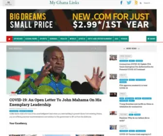 MYghanalinks.com(Articles and opinions on topical ghanaian issues and more) Screenshot