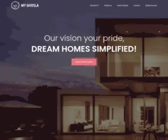 MYghosla.com(Get Your Home Design Plans Online) Screenshot