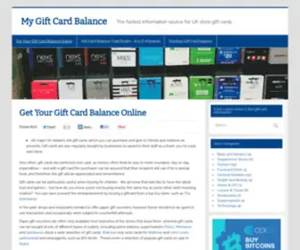 Mygiftcardbalance.co.uk(Bot Verification) Screenshot