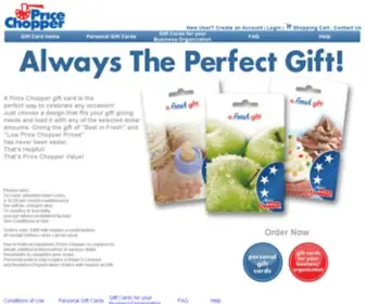 Mygiftcardplace.com(A Price Chopper gift card) Screenshot