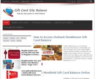 Mygiftcardsitebalance.com(Mygiftcardsitebalance) Screenshot