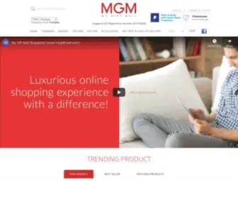 Mygiftmall.com(Luxury, Branded Products Online Shopping Singapore) Screenshot