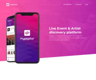 Mygigstar.com(Live Art Provenance) Screenshot