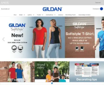 Mygildan.com.au(Gildan Australia) Screenshot