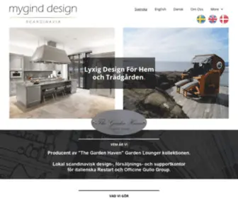 Mygind.se(Mygind Design Scandinavia AB) Screenshot