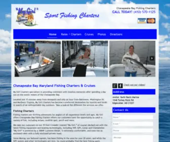 Mygirlcharters.com(Annapolis & Chesapeake Bay Fishing Charters & Cruises) Screenshot