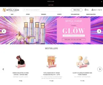 MYglamm.com(Buy Best International Premium Beauty Products & Luxury Cosmetics Online in India) Screenshot