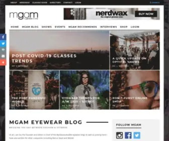 MYglassesandme.co.uk(The eyewear blog bridging the gap between fashion & eyewear) Screenshot
