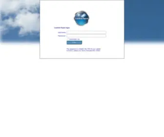 MYglobalsimcard.com(Control Panel) Screenshot