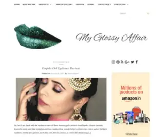 MYglossyaffair.com(Indian Makeup) Screenshot