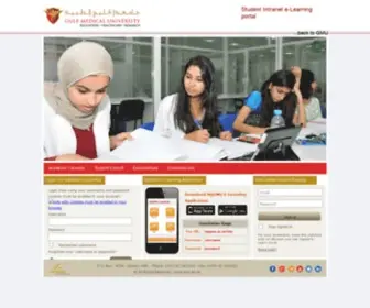 MYgmu.ac.ae(The Thumbay Group UAE) Screenshot