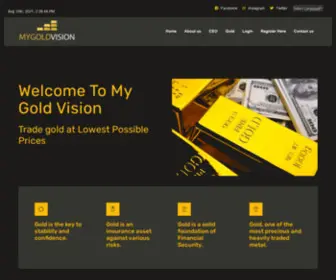 Mygoldvision.com(Gold Income) Screenshot