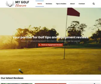 Mygolfheaven.com(Your Home For Everything Golf) Screenshot