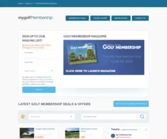 Mygolfmembership.ie(Golf Membership Deals) Screenshot