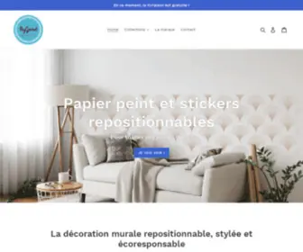 Mygomet.com(MyGomet la décoration murale repositionnable et stylée) Screenshot