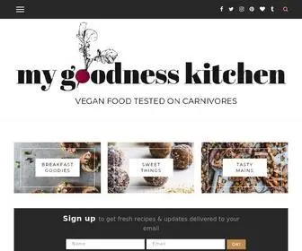 Mygoodnesskitchen.com(Simple and Delicious Vegan Recipes) Screenshot