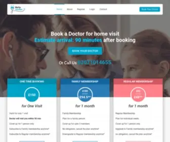 MYGpvisitme.co.uk(Doctor for home visit London) Screenshot