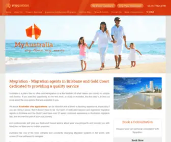MYgration.com.au(Migration & Immigration Australia) Screenshot