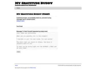 MYgratitudebuddy.com(MYgratitudebuddy) Screenshot