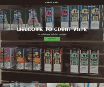 MYgreatvape.com(Great Vape) Screenshot