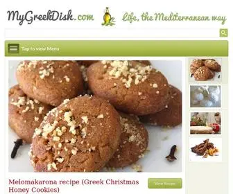 MYgreekdish.com(Authentic, traditional, locally sourced Greek recipes and nutritional advice) Screenshot