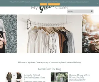 MYgreencloset.com(Slow Fashion and Sustainable Lifestyle blog) Screenshot