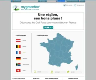 MYgreenfee.com(Prenez votre départ sur) Screenshot