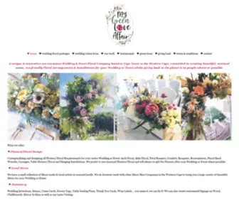 MYgreenloveaffair.com(Wedding Flowers) Screenshot