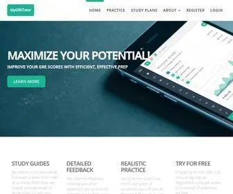MYgretutor.com(My GRE Tutor) Screenshot