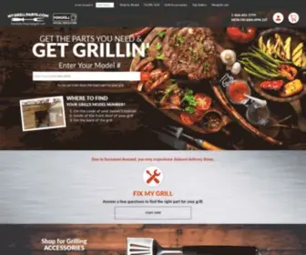 MYgrillparts.com(Replacement Parts and accessories for grills) Screenshot