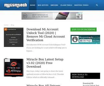 MYGSmtech.com(All GSM Based Solutions In One Place) Screenshot