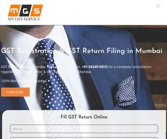 MYGStservices.com(GST Registration & GST Return Filing in Mumbai) Screenshot