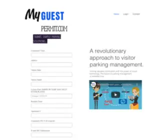 Myguestpermit.com(My Guest Permit) Screenshot