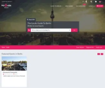 Myguideberlin.com(Our guide to berlin by our local expert) Screenshot