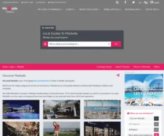 Myguidemarbella.com(Marbella local guide) Screenshot