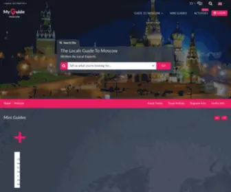 Myguidemoscow.com(Our guide to Moscow by our local expert) Screenshot