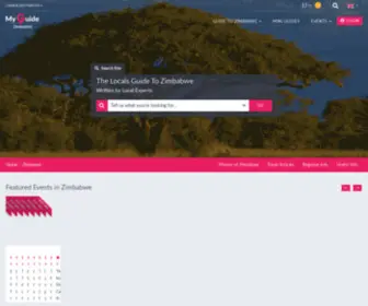Myguidezimbabwe.com(Our guide to zimbabwe by our local expert) Screenshot