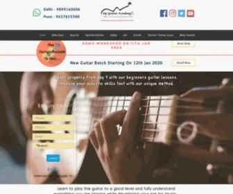 Myguitaracademy.com(Music Classes) Screenshot