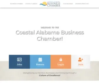Mygulfcoastchamber.com(Coastal Alabama Business Chamber) Screenshot